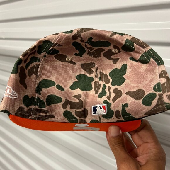 Detroit Tigers MLB Duck Camo World Series Fitted Hat - New - Picture 2 of 4